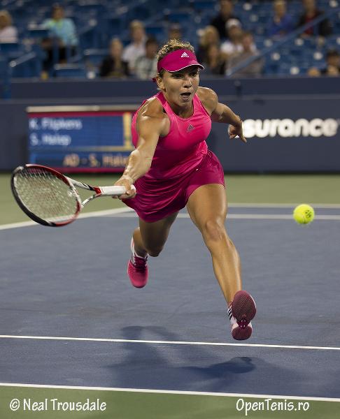 Simona Halep - galerie foto exclusiva de la Western & Southern Open
